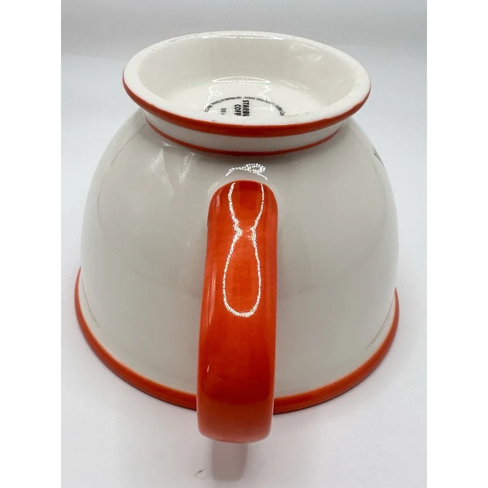 STARBUCKS COFFEE Orange/White 2006 